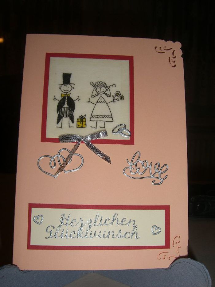 Karten für die Hochzeit